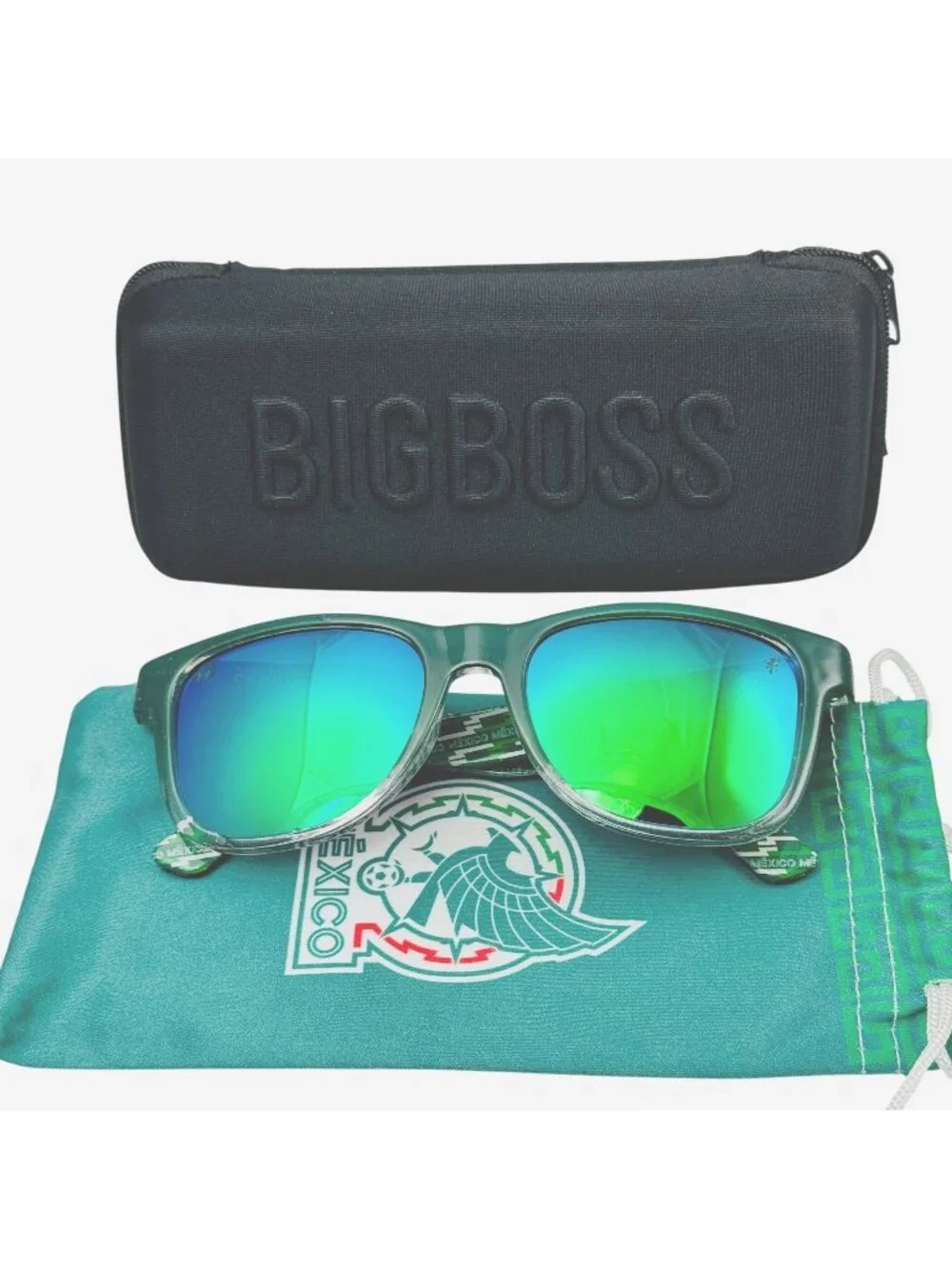 BIGBOSS Sunglasses 2024 First Edition Green Mirrored FMF Official Limited 87/200
